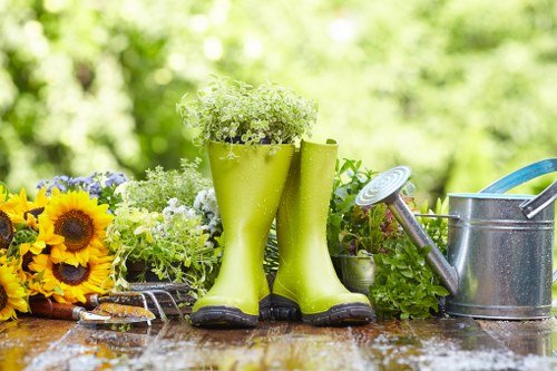 Flourishing garden created by expert Chiswick gardener